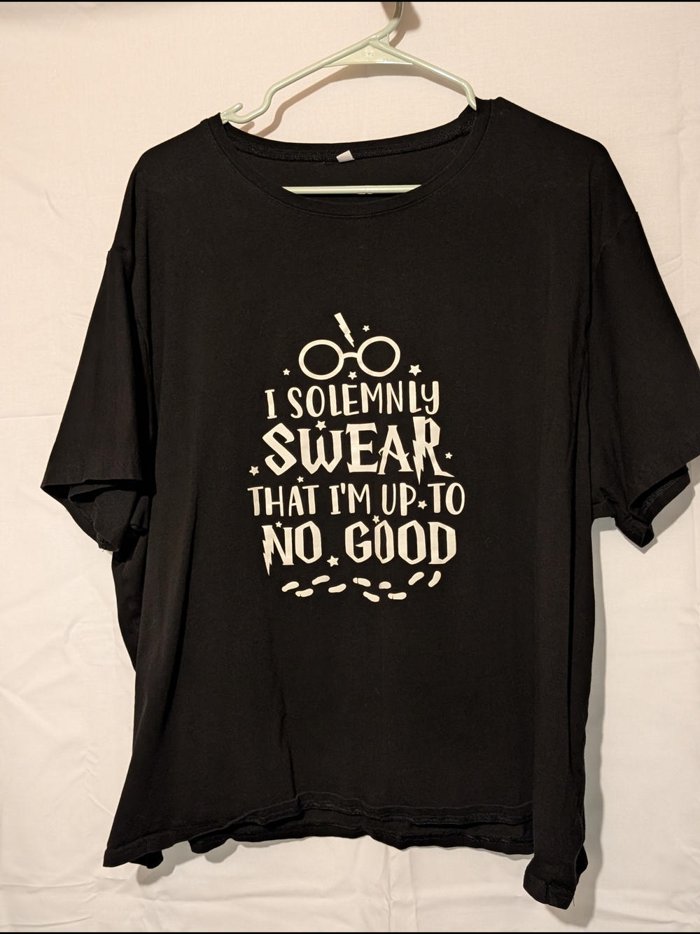 Black Graphic Tee Harry Potter "I Solemnly Swear"